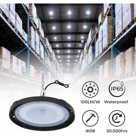Campana LED 100W - 100lm/W - IP65 - Bianco Freddo