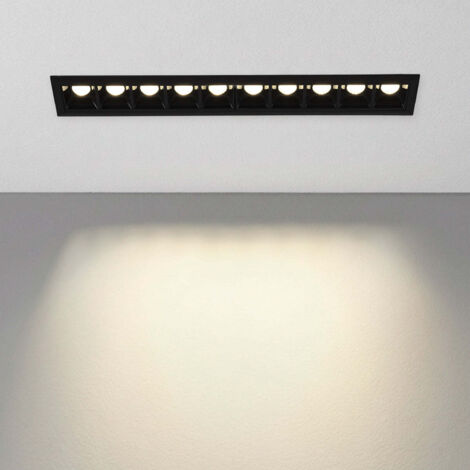 Foco lineare LED incassato 14W - UGR18 - CRI90 - Driver LIFUD - Bianco Neutro