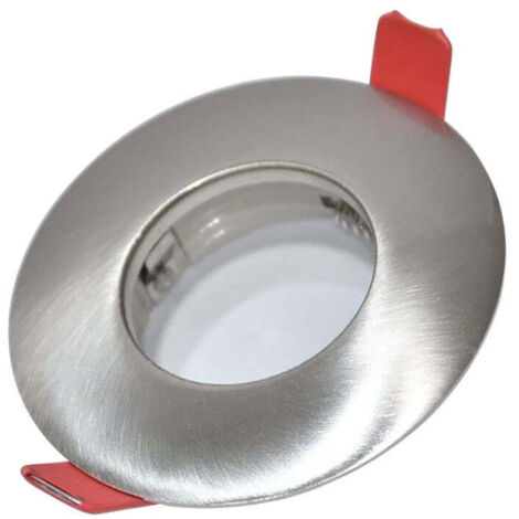 VT-787 Portafaretto da Incasso Impermeabile IP54 QUADRATO Nickel Satinato - SKU 3616