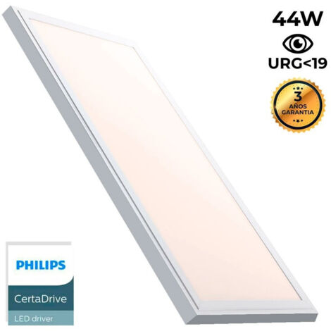 Pannello LED slim da superficie 120X30 cm - Driver Philips - 44W - Bianco Caldo