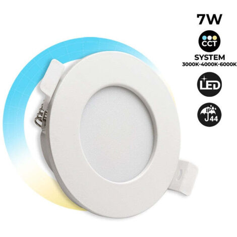 Downlight LED CCT da incasso, a tenuta stagna - 7W - IP44 -