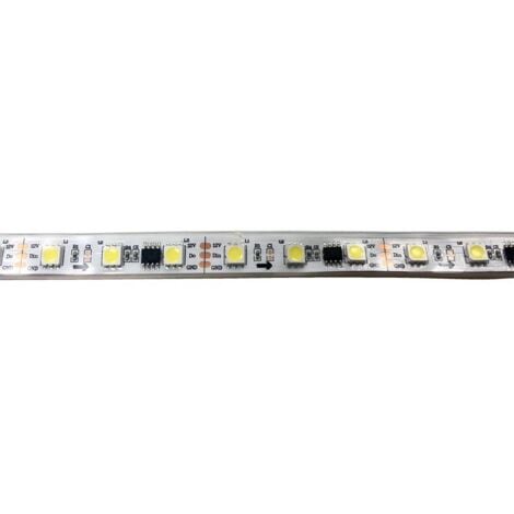 Striscia LED IC digitale 12V-DC 72W 10mm bianco fresco 6000K IP67  (SMD505050 60ch/m) Rotolo