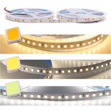 Striscia LED 24V DC - 18W/m - Monocolore - 10mm - IP20 - Rotolo 5