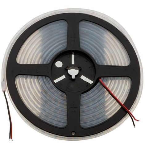 Striscia LED 24V DC - Monocolore - 18W/m - 12mm - IP67 - 5 metri