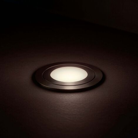 Faro LED incassato nel pavimento 0,5W - 12V DC - IP67 - Ø60mm -