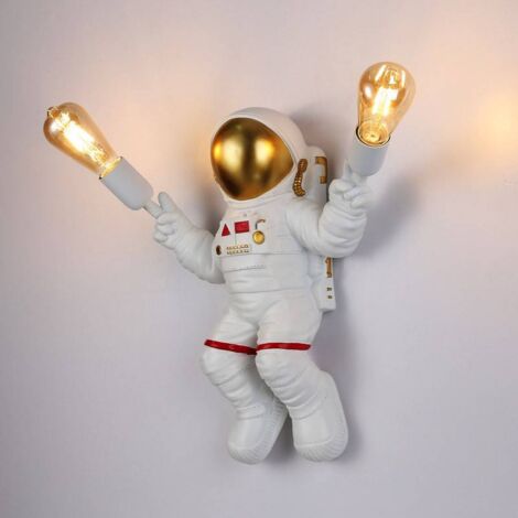 Lampada da parete astronauta per bambini ELLEN. Colore Bianco