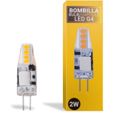 LAMPADINA LED G4 1,8W 2W 3,5W 12V LAMPADINE COLORE BIANCO CALDO