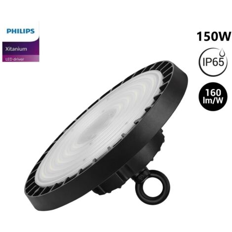 Campana LED industriale-200W-Chip PHILIPS- Dimmerabile 1-10V