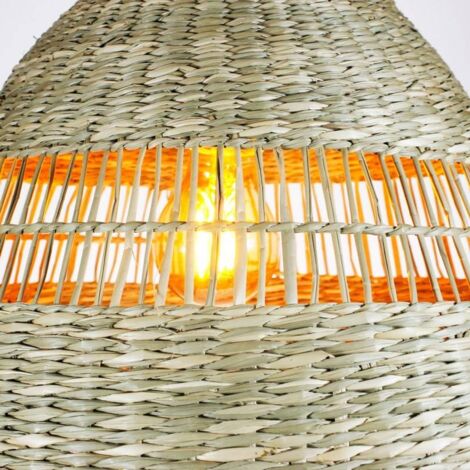 Lampada a sospensione in vimini "Vimet Lite" | Leroy Merlin
