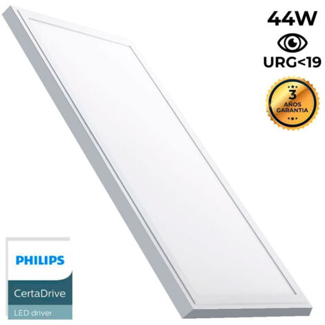 Pannello LED slim da superficie 120X30 cm - Driver Philips - 44W - Bianco Neutro