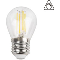 Lampadina LED sferica a filamento E14 G45 5W