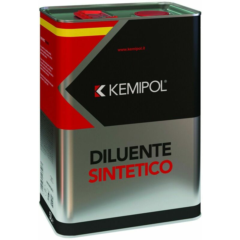 Diluente sintetico KEMIPOL universale in latta metallica con manico - da 5  Lt