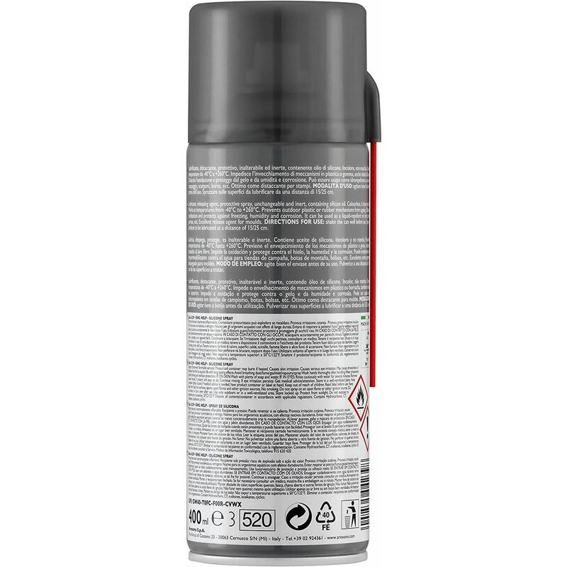 AREXONS Silikon 4183 in spray da 400ml impermeabilizzante con