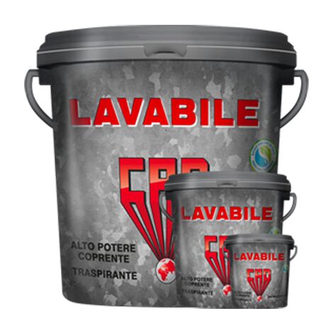 Pittura per Interni Bianca Idropittura Lavabile Super Coprente - da 14 L