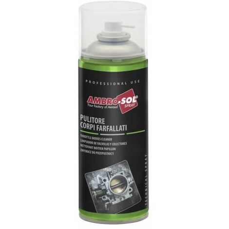 Pulitore Disincrostante Corpi Farfallati AMBRO-SOL Carburatori per motori 400 ml