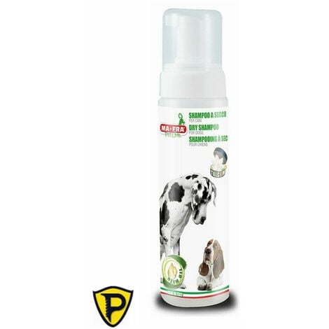 Shampoo Secco per Cani con olio di Neem MA-FRA Ideale Cuccioli e Adulti 250  ml.