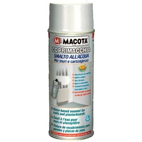 Vernice Spray Coprente all'Acqua per Muri e Cartongesso