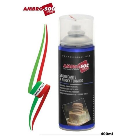 Sbloccante a shock termico Ambrosol Spray per la rimozione della ruggine – 400 ml