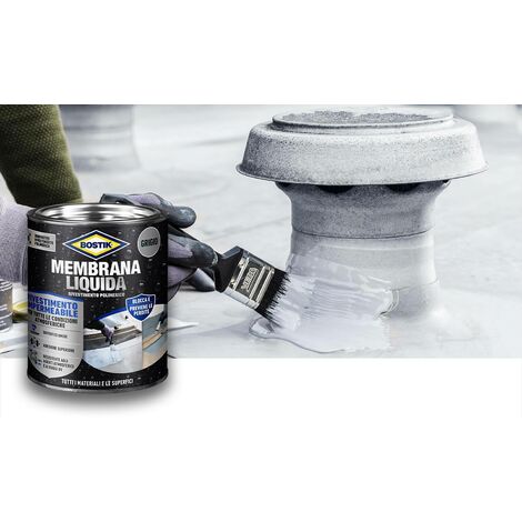 Impermeabilizzante Membrana Liquida Bostik Barriera Protettiva contro l'acqua – 1 L – TERRACOTTA