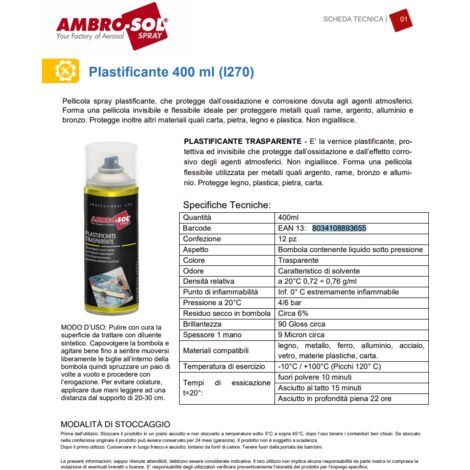 Pellicola Spray Vernice Elastica Trasparente Protettiva Invisibile Antigiallente