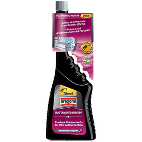 Additivo Pulitore FAP DPF Arexons Trattamento Filtro Antiparticolato 250 ml