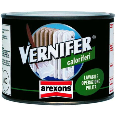 Vernifer Smalto Caloriferi Arexons Vernice per Termosifoni Bianco Satinato 500ml