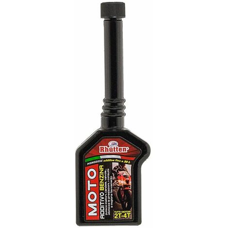 Additivo Pulizia Iniettori Moto Benzina Rhutten per motori 2 e 4 Tempi da 125 ml