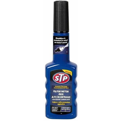 STP Pulitore iniettori diesel per Auto con grande chilometraggio lattina – 200 ml (1/3)
