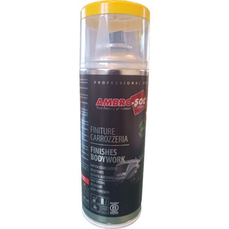 Bomboletta ambro-sol v400car8 vernice acrilica giallo john deere 400ml