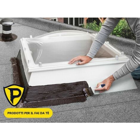 Impermeabilizzante Bitumì Saratoga Guaina Liquida Sigilla Ripara e Riempe 750 ml