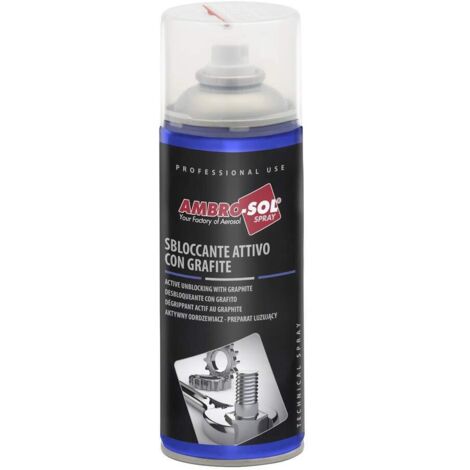 Sbloccante Attivo con Grafite Ambro-Col Spray Elevato Potere Penetrante da 400ml
