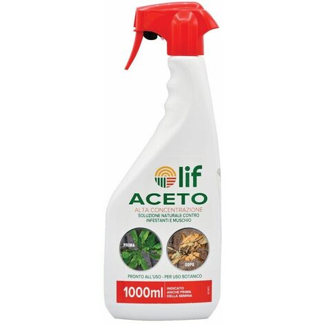 Acido Acetico diserbante Biologico LIF Spray pronto disincrostante naturale – 1 Lt
