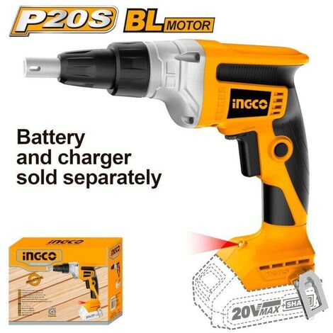 Avvitatore per Cartongesso Solo a batteria Ingco CDSLI2042006 (1/2)