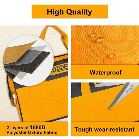 Borsa Porta Attrezzi Da Giardino Goshyda - Tela, 10 Tasche, Portatile Per Bonsai E Giardinaggio - Foto 3