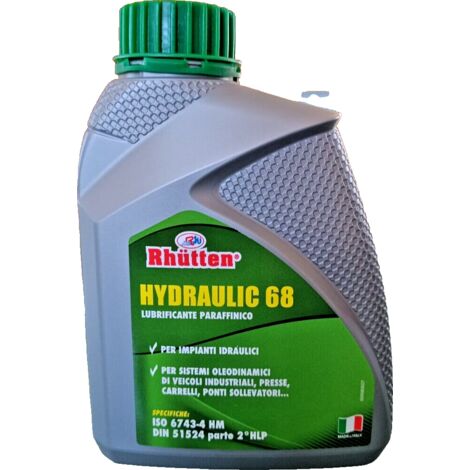 Olio Idraulico 68 lubrificante impianti idraulici ISO 6743-4 HM DIN 51524 da 1 L
