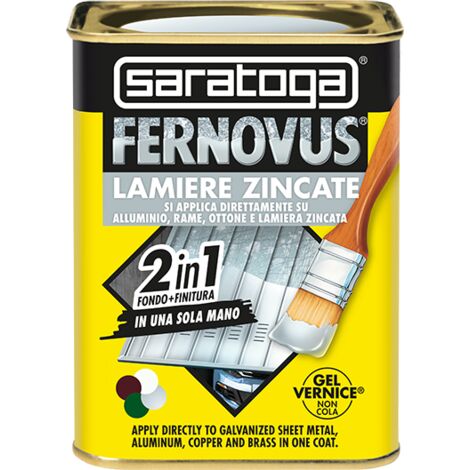 Fernovus Saratoga Lamiere Zincate x alluminio, rame, ottone e lamiera 2in1 – 750ml – VERDE