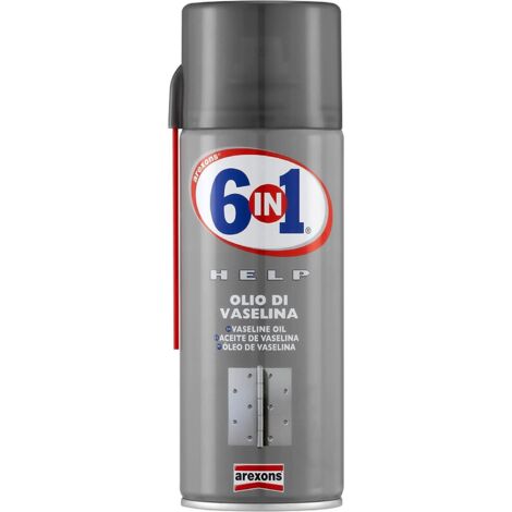 Olio di Vasellina Spray Help 6in1 Arexons per cerniere porte finestre da 400 ml