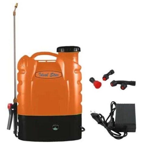 Pompa a Batteria Irroratrice Ideal Star Serbatoio da 16 Lt. con caricabatterie