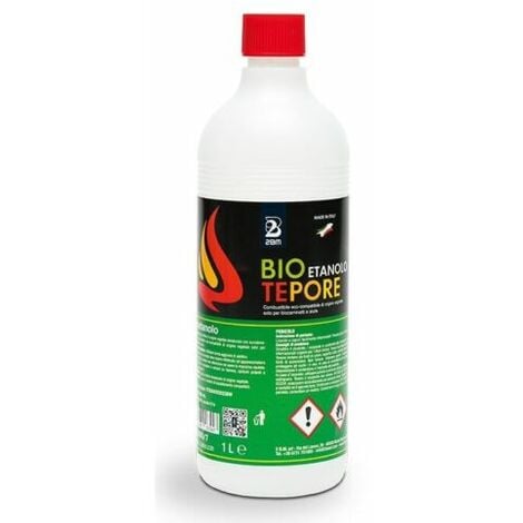 Bio etanolo combustibile liquido per stufa camino caminetto bioetanolo  conf. 1L - 1 pz.