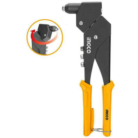 Ingco SHHR106 Rivettatrice manuale Testa girevole a 360 Gradi Corpo in lega di alluminio (1/7)