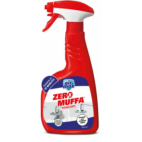 Antimuffa spray AIR MAX zero muffa per uso esterno e interno con spruzzino  – 500 ml