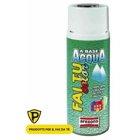 Vernice Spray a Base Acqua Arexons Smalto Atossico Inodore per Ambienti  Interni – col. GRIGIO BLUASTRO LUCIDO
