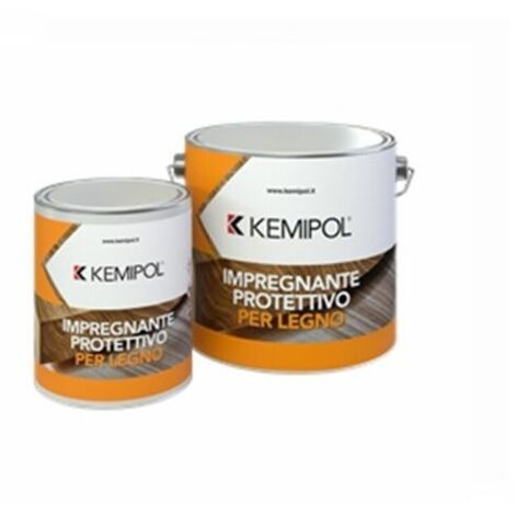 Impregnante Protettivo per legno KEMIPOL adatto uso interno e esterno da 750 ml. - colore BIANCO