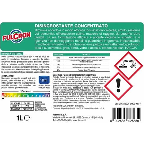 DETERGENTE GRES E CERAMICA 'FULCRON' lt. 1