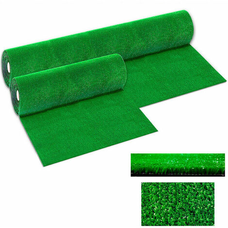Prato sintetico 7mm manto erboso finta erba giardino tappeto esterno – m 1x10