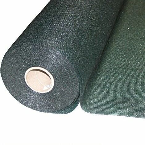 Rete Telo Ombreggiante Verde con Altezza 100 cm - peso 140 g/mq - Rotolo da 50 m (1/4)