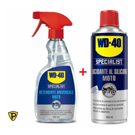 WD-40 Detergente + Lucidante al silicone Specifico Carene Moto Specialist spray