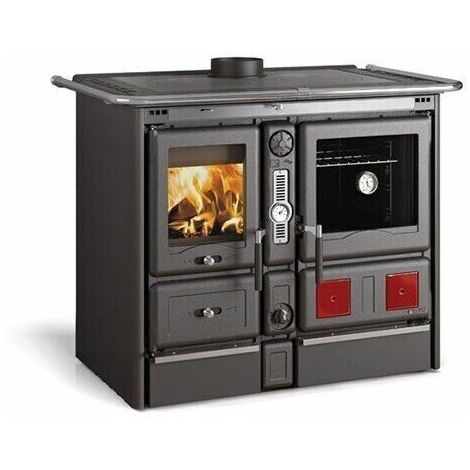 Termostufa Cucina Forno a legna NORDICA TERMOROSA XXL DSA 4.0 16,8 kW col. antracite