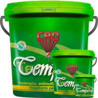 Pittura Traspirante TEMPERA Idropittura Bianca per interni – da 14 Lt.