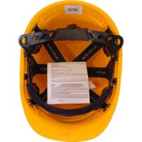 Elmetto Protettivo Maurer Plus CE – Giallo Senape, In ABS E Poliuretano, Regolabile Con Manopola E Sottogola